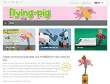 Tablet Screenshot of flying-pig.co.uk